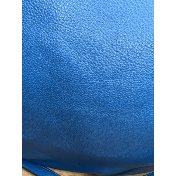 MARC JACOBS Too Hot To Handle Sky Blue Pebbled Leather  CROSSBODY Shoulder HOBO - Picture 7 of 16